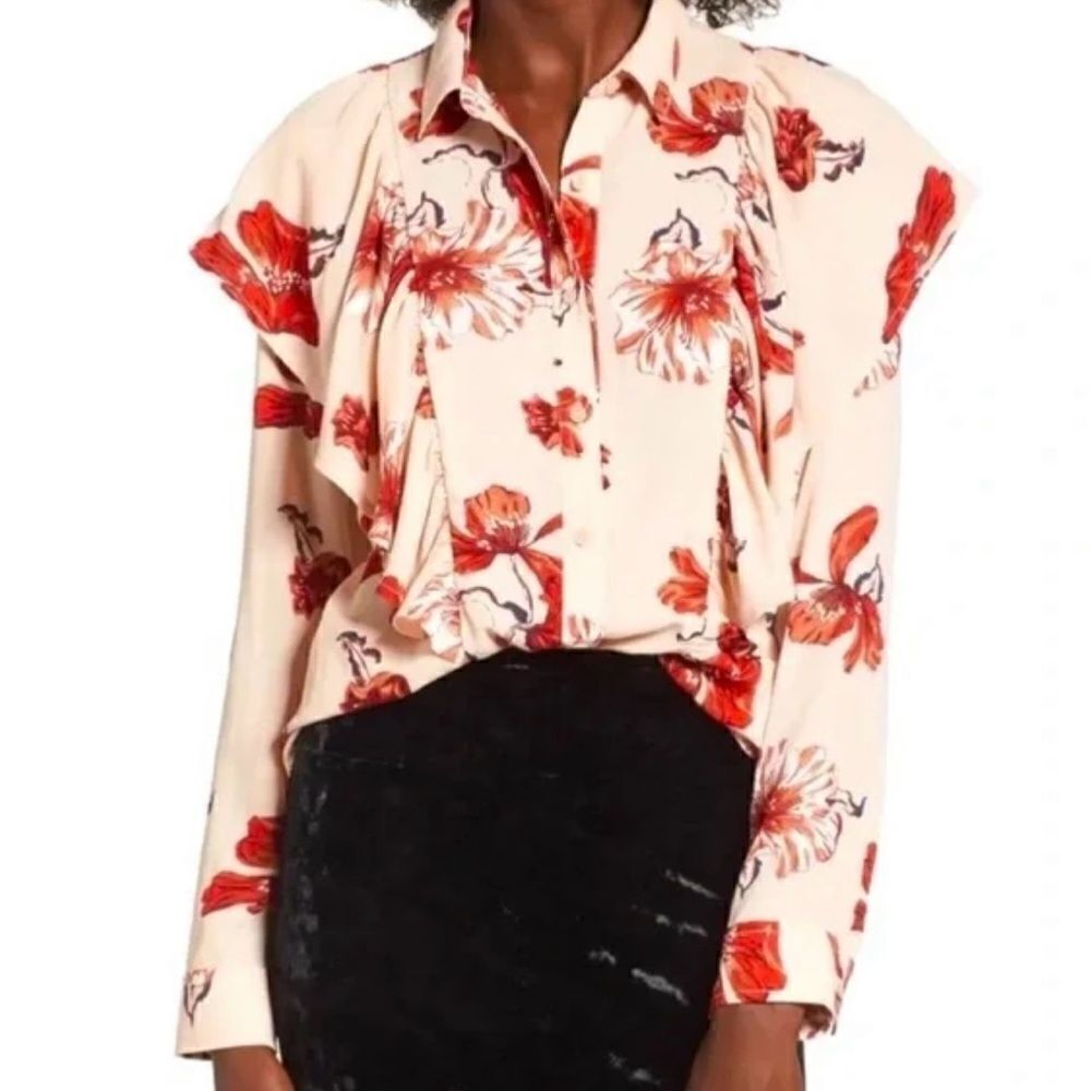 Leith
hibiscus top, Size Large‎